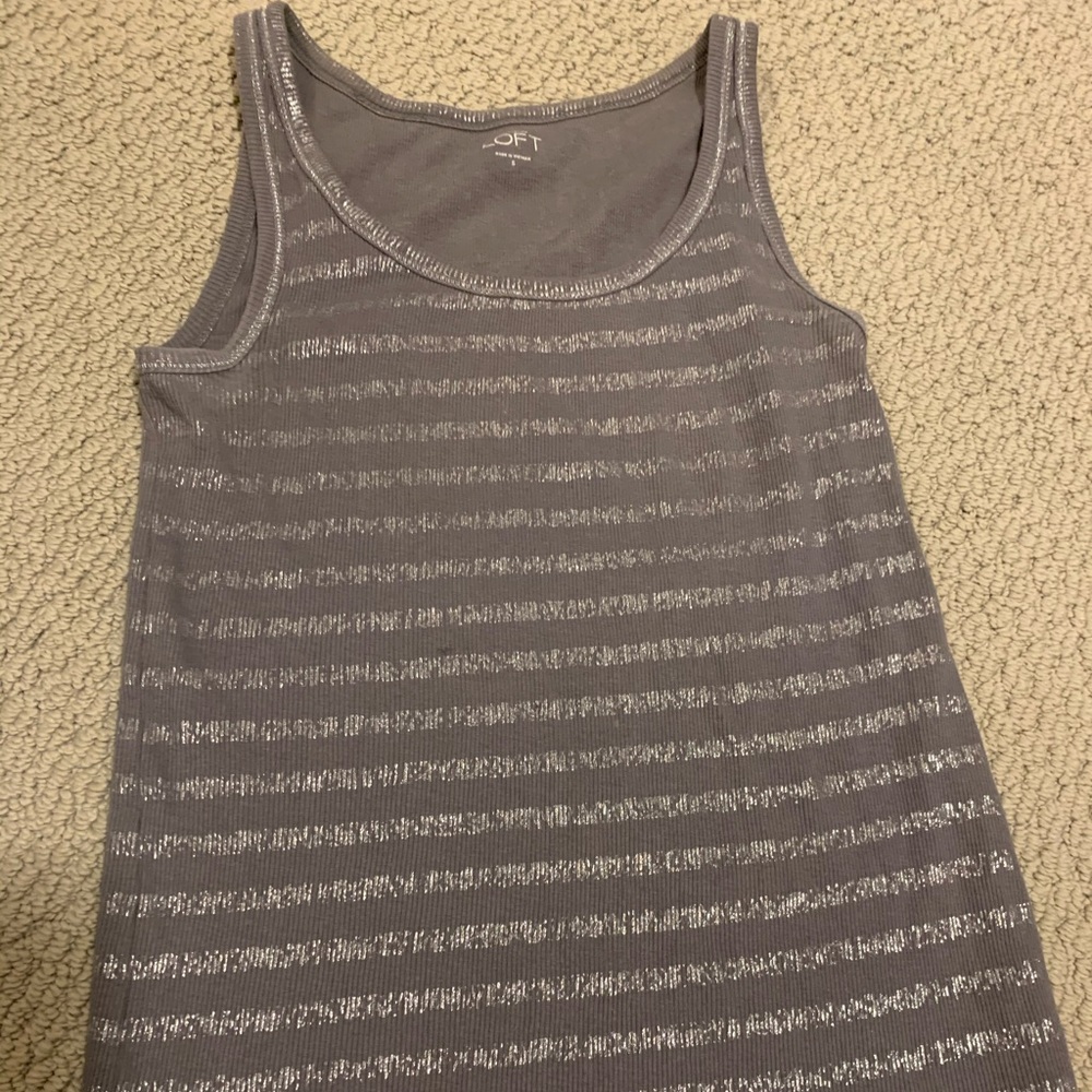 Loft shimmery tank
